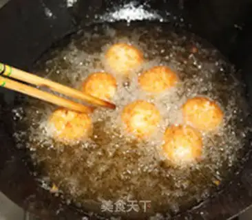 Make Eggplant chicken meatballs step 7