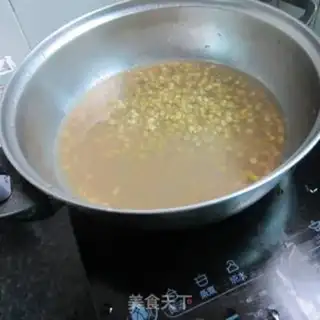 Make Green bean, black rice step 1