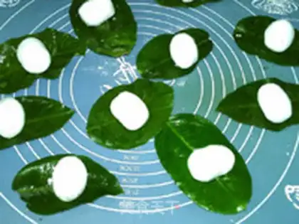Make The rose soothing leaves step 10