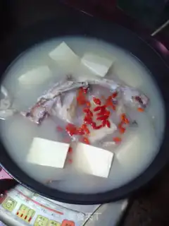 Make Tofu soup step 4