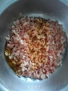 Make Garlic meat dumplings step 2