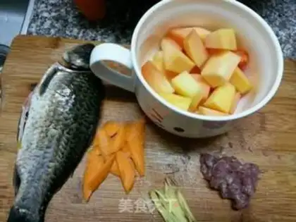 Make Squirty papaya mackerel step 1