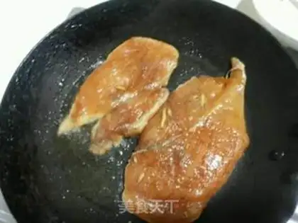 Make Chicken steak scallop with pasta step 6