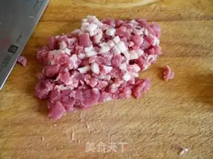 Make Long bean horn pork bun step 3