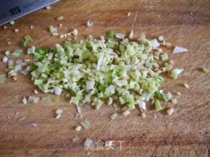 Make Long bean horn pork bun step 4