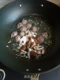 Make Mushroomball soup step 6