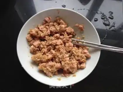 Make Meat and ham chops step 2