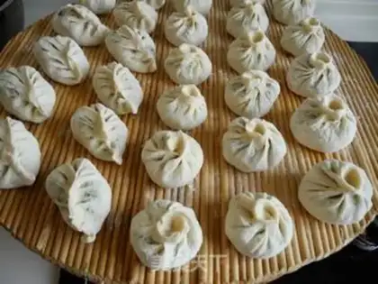 Make Long bean horn pork bun step 10