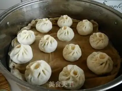 Make Long bean horn pork bun step 12