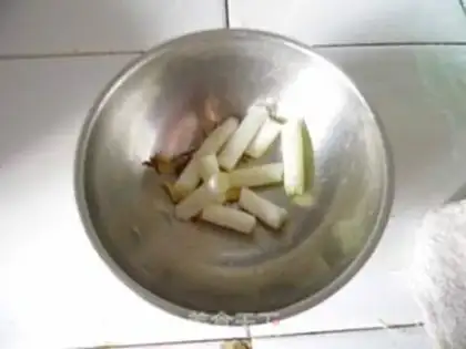 Make Sour bean fried meat step 2