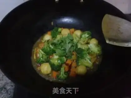 Make Curry fishballs step 5