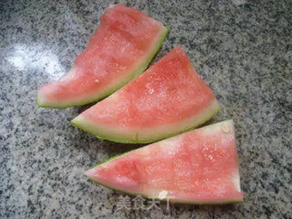Make Clear the watermelon step 0
