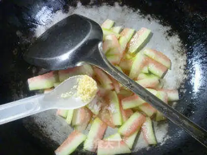 Make Clear the watermelon step 5