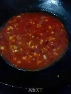 Make Red oil tofu step 4