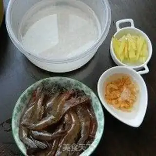 Make Shrimp congee step 0