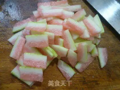 Make Pork and watermelon step 2