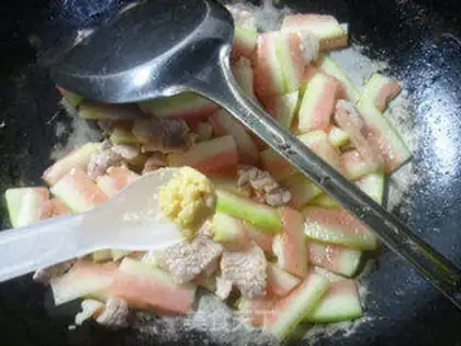 Make Pork and watermelon step 8