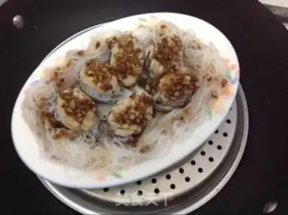 Make Garlic fan abalone step 8