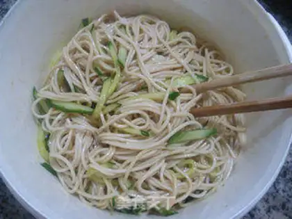 Make The cucumbers mixed with flour step 13