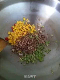 Make Corn pine rice step 6
