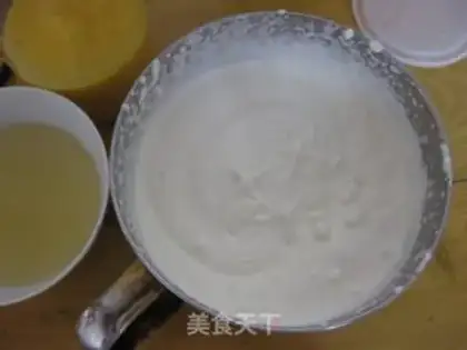 Make Peach mousse cake step 5