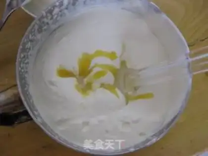 Make Peach mousse cake step 6