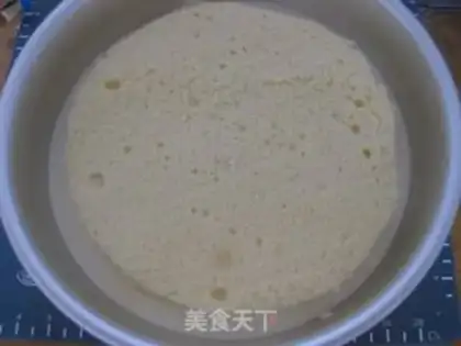 Make Peach mousse cake step 9