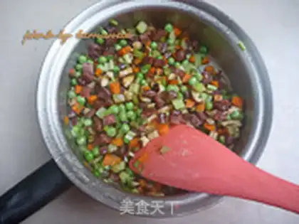 Make Weenie pea rice step 4