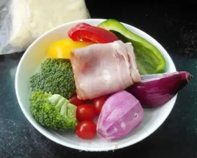 Make Rainbow pizza step 3