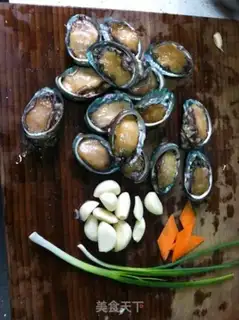 Make Garlic abalone step 0