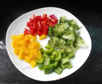 Make Rainbow pizza step 5