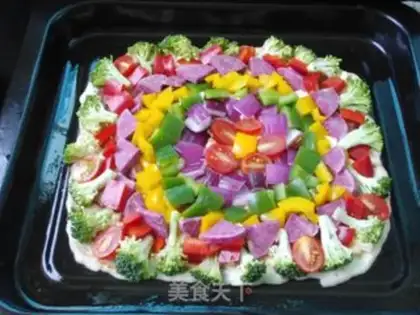 Make Rainbow pizza step 9