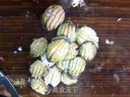 Make Garlic abalone step 5