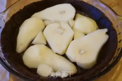 Make French pears chocolate pie step 7