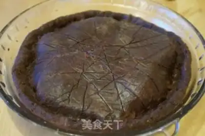 Make French pears chocolate pie step 8