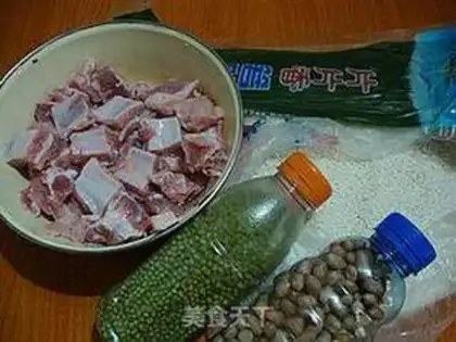 Make Peanut green bean ribs step 0