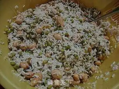 Make Peanut green bean ribs step 3