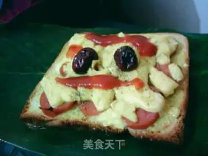 Make Egg sausage toast step 8