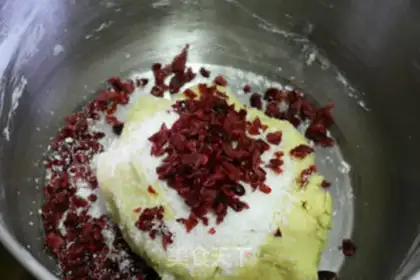 Make Cranberry coconut scone step 5