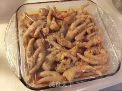 Make Secret garlic chicken feet step 6