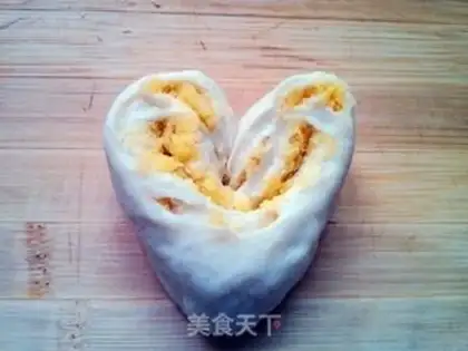 Make Heart-shaped coconut bread step 10