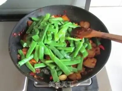 Make Four season beans back to the pot step 9