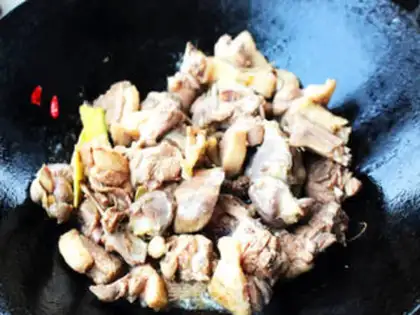 Make Red-burned bean duck step 0