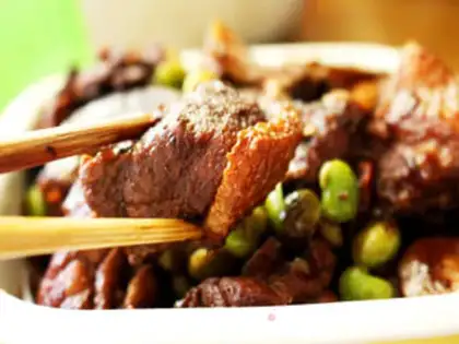 Make Red-burned bean duck step 2