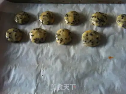 Make Black sesame pancakes step 3