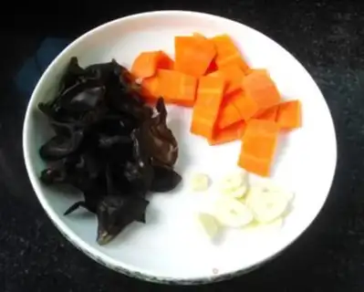 Make ♪ Mustard blue fried wintermelon ♪ step 2
