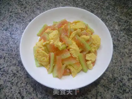 Make Watermelon skind eggs step 10