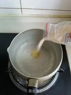 Make Mango pudding step 1