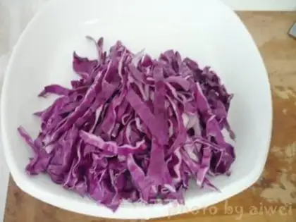 Make ♪ ♪ The purple blues ♪ step 1