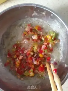 Make Five-colour shrimp cakes step 4